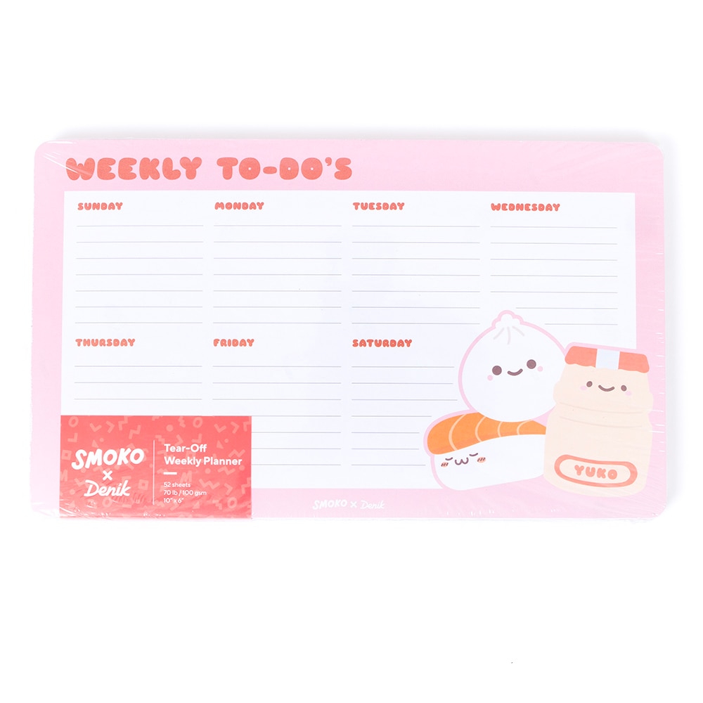 Office, Art & School, Denik, Desk Pad, Kawaii Food Pattern, 970875